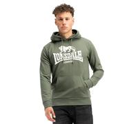 Lonsdale Herren Kapuzenpullover Fremington Grün/Weiß Größe L