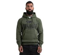 Lonsdale Herren Kapuzensweatshirt schmale Passform GO Sport 2 | 100 % gekämmte Baumwolle, Kängurutasche, große Kapuze, Langarm-Hoodie, bequem für das Fitnessstudio, auf Reisen und im Alltag