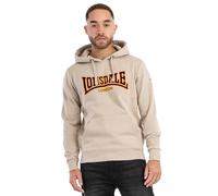 Lonsdale Herren Kapuzensweatshirt Hooded Classic LL002 schmale Passform Sand S