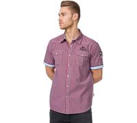 Lonsdale London Herren-Kurzarmhemd Berny 100% Baumwolle Rot XL