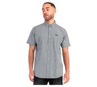 Lonsdale Herren Kurzarmhemd schmale Passform BRIXWORTH Black/White XXL