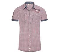 Lonsdale Reigate Kurzarmhemd S Navy / Red / White