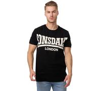 Lonsdale Herren Langarmshirt T-Shirt York schwarz (schwarz) XX-Large