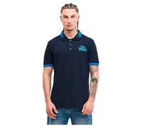Lonsdale Byermoor Short Sleeve Polo Blau L Mann