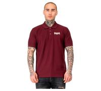 Lonsdale Herren Poloshirt Normale Passform Doppelpack LINGHOLME Black/Oxblood S