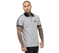 Lonsdale Poloshirt Setter Kurzarm Grau Herren Größe M