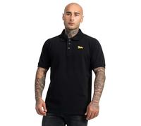 Lonsdale London Poloshirt Whalton Herren Kurzarm 100% Baumwolle Schwarz L