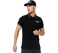 Lonsdale Poloshirt Causton Herren – 100% Baumwolle Schwarz 3XL