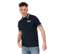 Lonsdale Herren Poloshirt schmale Passform CAUSTON Polo Shirt, Dark Navy/Ecru, Medium