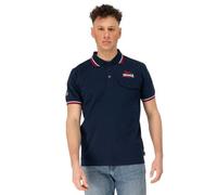 Lonsdale Lynton Short Sleeve Polo Blau L Herren