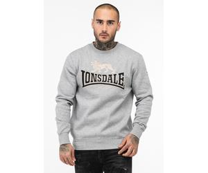 LONSDALE Herren Rundhals Sweatshirt grau L