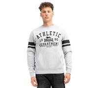 Lonsdale Sweatshirt Glespin Herren Rundhals normale Passform Grau Größe L