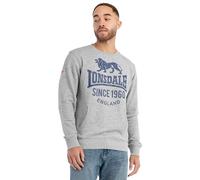 Lonsdale Sweatshirt Noss Rundhals Sweatshirt normale Passform Marl Grey/Navy-3XL