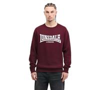 Lonsdale Welham Sweatshirt Rot S Mann