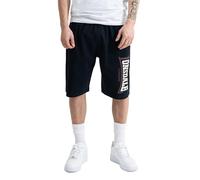 Sweatshorts LONSDALE "LOGO JAM", Herren, Gr. 3XL, N-Gr, schwarz navy, oxblood, ecru, Obermaterial: 100% Baumwolle, bequem knielang, Hosen Sweatshorts, mit Gummizugbund und Seitentaschen (88182019-XXXL
