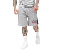 Lonsdale Herren Shorts Normale Passform Sandown 3XL, Marl Grey/Navy/Red