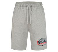 Lonsdale Herren Shorts Normale Passform Sandown, Marl Grey/Navy/Red, S