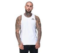 Lonsdale Herren Singlet Normale Passform CLOUSTA, White/Black, S