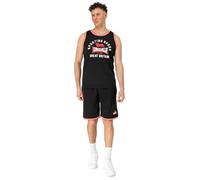 Lonsdale Herren Singlet & Shorts Set normale Passform PEWSEY, Black/Red/White, 3XL