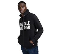 Lonsdale Herren Sleeve Hooded Sweatshirt, Schwarz, L EU
