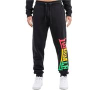 Lonsdale Herren Sounds Two Sweatpants, Black/Rainbow, M EU