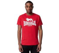 Lonsdale Herren St. Erney T Shirt, Rot, S EU