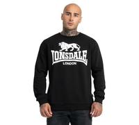 Lonsdale Herren Sweatshirt Men Crewneck Sweatshirt Gosport schwarz (Schwarz) XX-Large