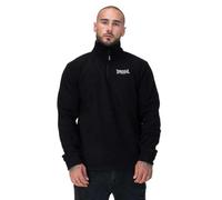 Lonsdale Herren Sweatshirt mit Viertelreißverschluss Normale Passform LOSTOCK, Black/White, XL