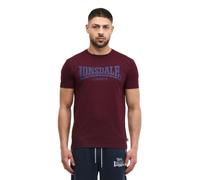 Lonsdale Herren-T-Shirt aus Baumwolle in normaler Passform für den Alltag | Großer Logo-Aufdruck vorn, weiche gekämmte Baumwolle, T-Shirt mit kurzen Ärmeln, ideal für Reisen und als Freizeitkleidung