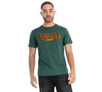 Lonsdale Herren T-Shirt Classic – schmale Passform – Grün – Größe S