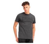 Lonsdale Herren T-Shirt Normale Passform Logo Kai Anthracite/Black XL