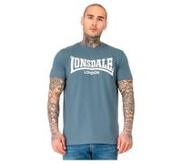 T-Shirt LONSDALE "HINSTOCK", Damen, Gr. S, schwarz (schwarz, grün), Jersey, Obermaterial: 100% Baumwolle, bedruckt, unifarben, Rundhals, Shirts T-Shirt (97911202-S) schwarz, grün