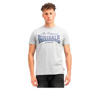 Lonsdale Herren T-Shirt Normale Passform COLSBROOKE Marl Grey/Navy S