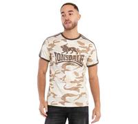 Lonsdale Herren T-Shirt Normale Passform CREGNEASH, Camo Desert, 3XL, 117521