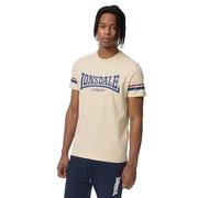 Lonsdale T-Shirt Creich Kurzarm Normale Passform Herren Gelb 3XL