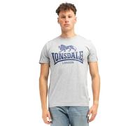 Lonsdale Herren T-Shirt Normale Passform HENCONNER Marl Grey/Navy XXL