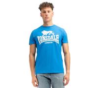 Lonsdale Herren T-Shirt Normale Passform Logo 4XL, Royal Blue/White