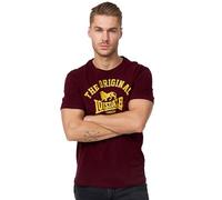 Lonsdale Herren T-Shirt ORIGINAL Normale Passform Vintage Oxblood XXXL