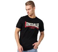 Lonsdale T-Shirt T-Shirt Two Tone (1-tlg), schwarz SIZE,L|M|XL|XXL|XXXL