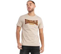 Lonsdale Herren T-Shirt Classic, schmale Passform, Sand, Größe M