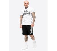 Lonsdale Herren T-Shirt & Shorts Set normale Passform MAIR, White/Black, 3XL