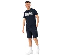 Lonsdale Herren T-Shirt & Shorts Set normale Passform MOY M, Dark Navy/White