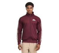 Lonsdale Herren Trainingsjacke normale Passform HOYLAKE, Oxblood/Ecru, 3XL