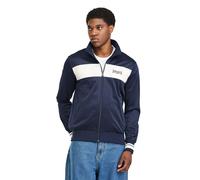 Lonsdale Herren Trainingsjacke normale Passform MEOLS, Dark Navy/Ecru, 3XL
