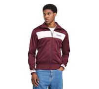 Lonsdale Herren Trainingsjacke normale Passform MEOLS, Oxblood/Ecru, XL