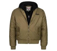LONSDALE Jacke Herren Olive S "Ballindean" | Herren Jacke übergangsjacke, Bomberjacke Sportisch - Herren Jacke mit Kapuze normale Passform