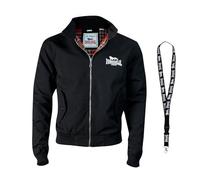 Lonsdale Jacken - Bomberjacke - College Jacke - Winterjacke - Trainingsjacke - Limited Schluesselband (Classic black, 3XL)