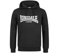 Lonsdale Hoodie mit coolem Marken-Print XL schwarz-weiß Herren Sweatshirts -jacken XL black, white