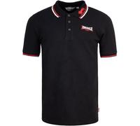 Lonsdale Lion Polo Shirt Poloshirt (DE/NL/SE/PL, Alphanumerisch, M, Regular, Regular, Black/red/White)