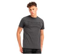 Lonsdale Herren T-Shirt Kai – Logo, normale Passform – Anthracite/Black L